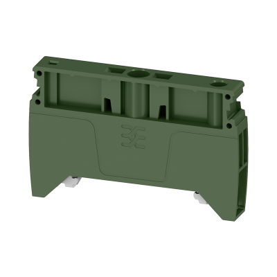 Terminale di fissaggio, altro, nero, TS 35, V-2, WEMID GF 30, Larghezza: 8 mm, 130 °C