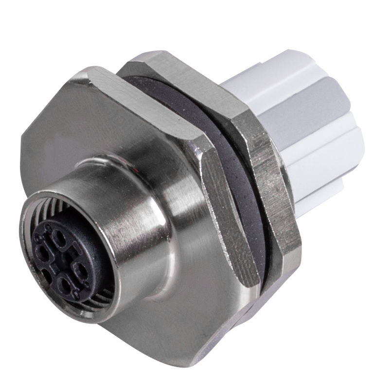 Connettore circolare (personalizzabile sul campo), M12, Codificato A, PUSH IN, Numero di poli: 5, IP67, Collegamento schermato: Nessuno