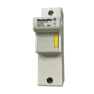 Morsetto componibile portafusibile, Collegamento a vite, bianco, 35 mm², 80 A, Numero di collegamenti: 2, Numero di piani: 1, TS 35