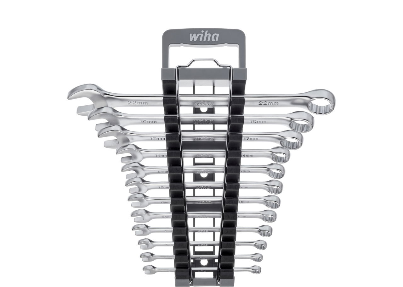 Wiha Set chiavi fisse ad anello 12 pz. nel supporto (45321)