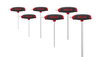 Wiha Set di chiavi a brugola con impugnatura a T ComfortGrip Esagonale, 6 pz., con lama laterale, cromatura opaca (45620)