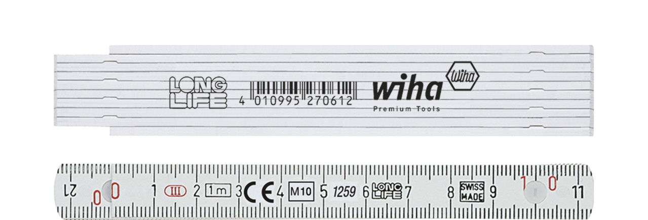 Wiha Metro a stecche Longlife, 1 m Metrico, 10 stecche 13 mm (27061)