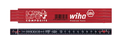 Wiha Metro a stecche Longlife Plus Composite, 2 m Metrico, 10 stecche 15 mm (37067)