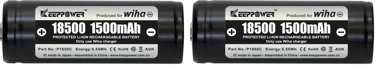 Wiha Set batteria 18500 ioni di litio 2 pz. in custodia (41914) – Immagine 3 di 3