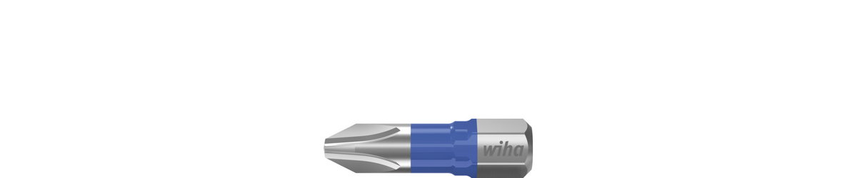 Wiha Set di inserti T 25 mm Phillips (PH1), 5 pz., 1/4" C6,3 in custodia (41598)