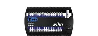 Wiha Set di inserti XLSelector inserto T 25 mm Phillips, TORX®, esagonale 31 pz. 1/4" C6,3 (41830)
