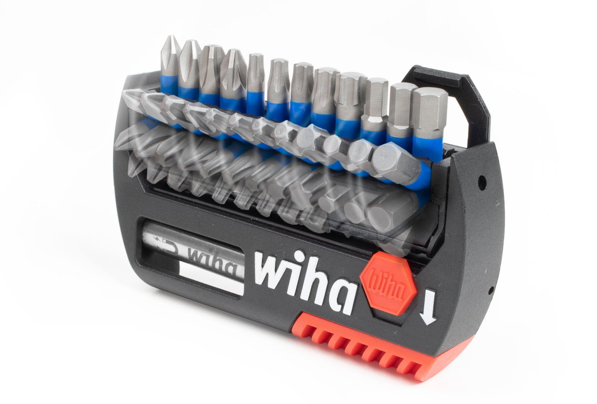 Wiha Set di inserti FlipSelector inserto T 25 mm Phillips, Pozidriv, TORX® 13 pz. 1/4" C6,3 (41824) – Immagine 6 di 12