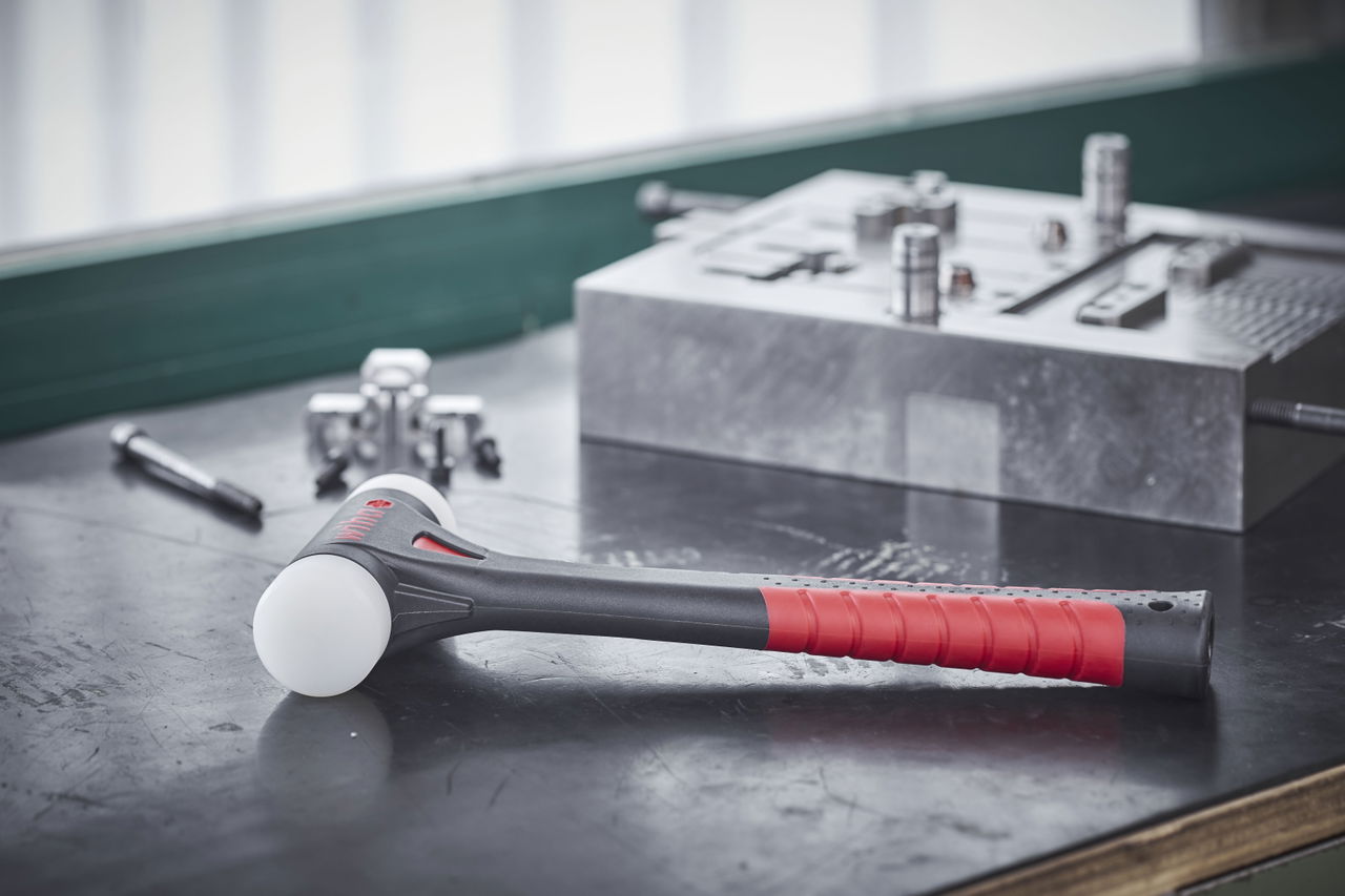 Wiha Mazzuola antirimbalzo FibreBuzz®, molto dura con testa battente intercambiabile 40, 320 mm (44598) – Immagine 3 di 19