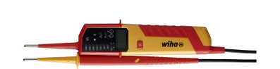 Wiha Tester di tensione e continuità eMobility 12 – 1.000 V AC, CAT IV incl. 2 pile AAA (44319)