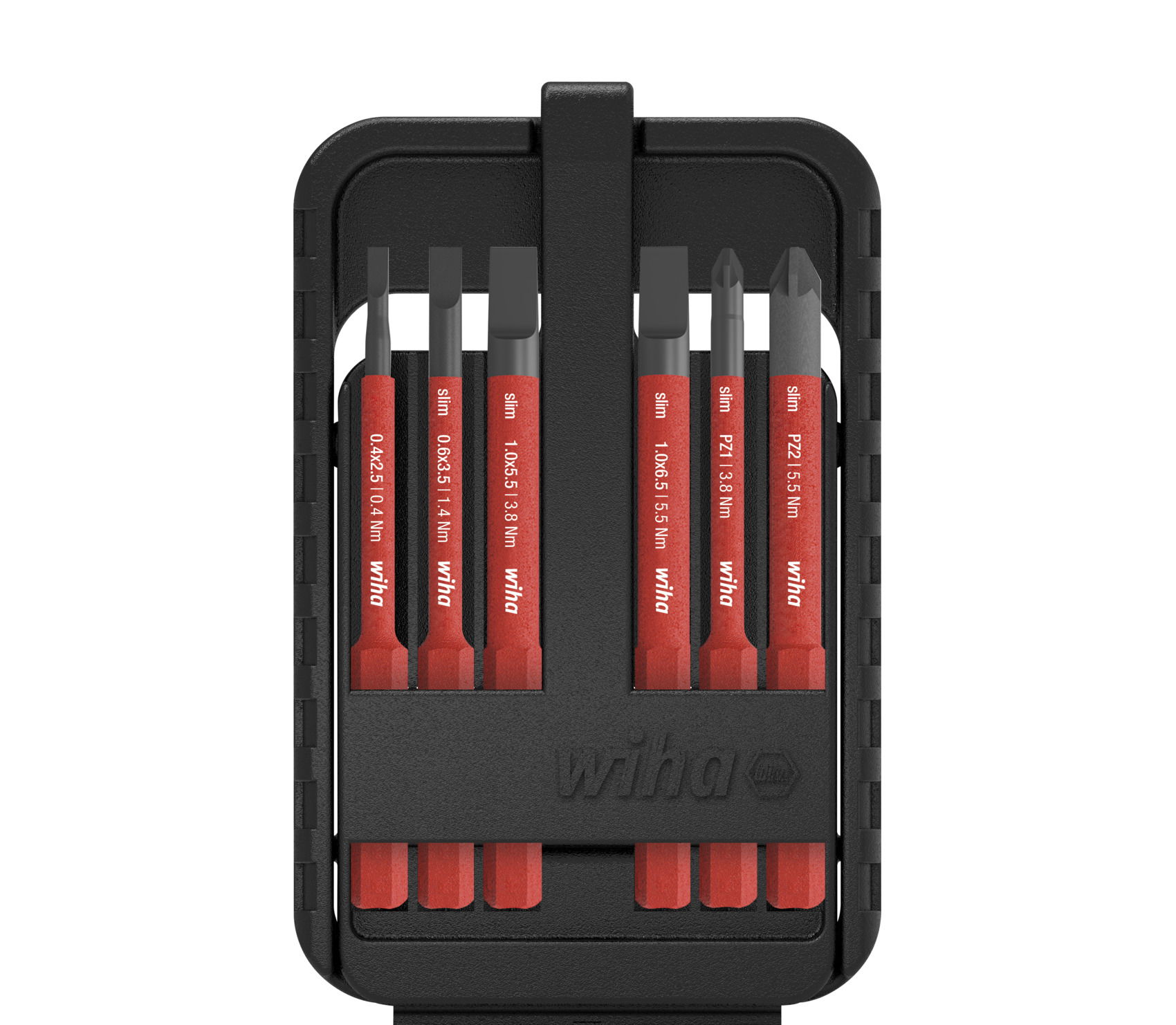 Wiha Inserto set slimBit electric A taglio, Pozidriv 6 pz. (43157)