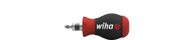 Wiha Giravite con portainserti a magazzino Stubby assortiti, con 7 inserti doppi (43613)