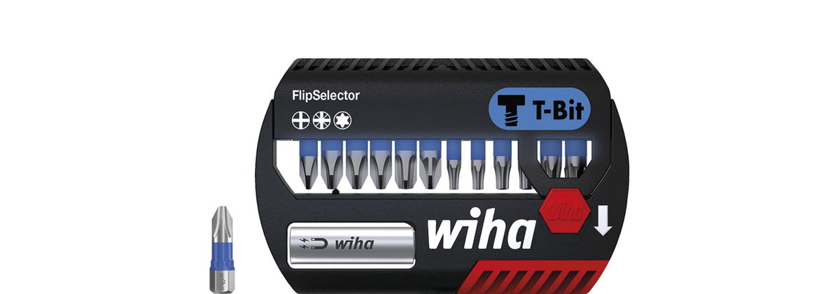 Wiha Set di inserti FlipSelector inserto T 25 mm Phillips, Pozidriv, TORX® 13 pz. 1/4" C6,3 (41824) – Immagine 2 di 12