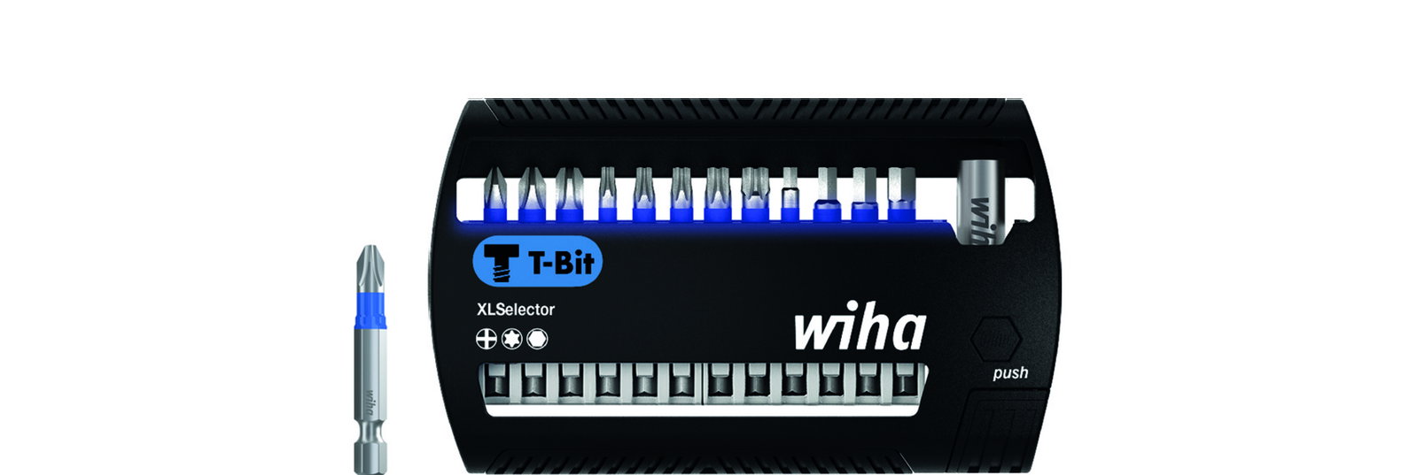 Wiha Set di inserti XLSelector inserto T 50 mm Phillips, TORX®, esagonale 13 pz. 1/4" E6,3 (41831) – Immagine 2 di 14