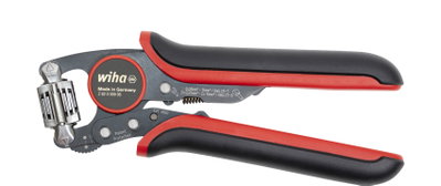 Wiha Utensile di crimpatura automatico per terminali a pressatura quadrata con testa di crimpatura girevole 0,08 - 16 mm² 193 mm (45223)