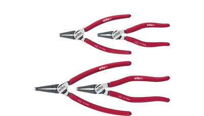 Wiha Set di pinze Classic, con MagicTips® Pinze per anelli di sicurezza, 4 pz. (34708)