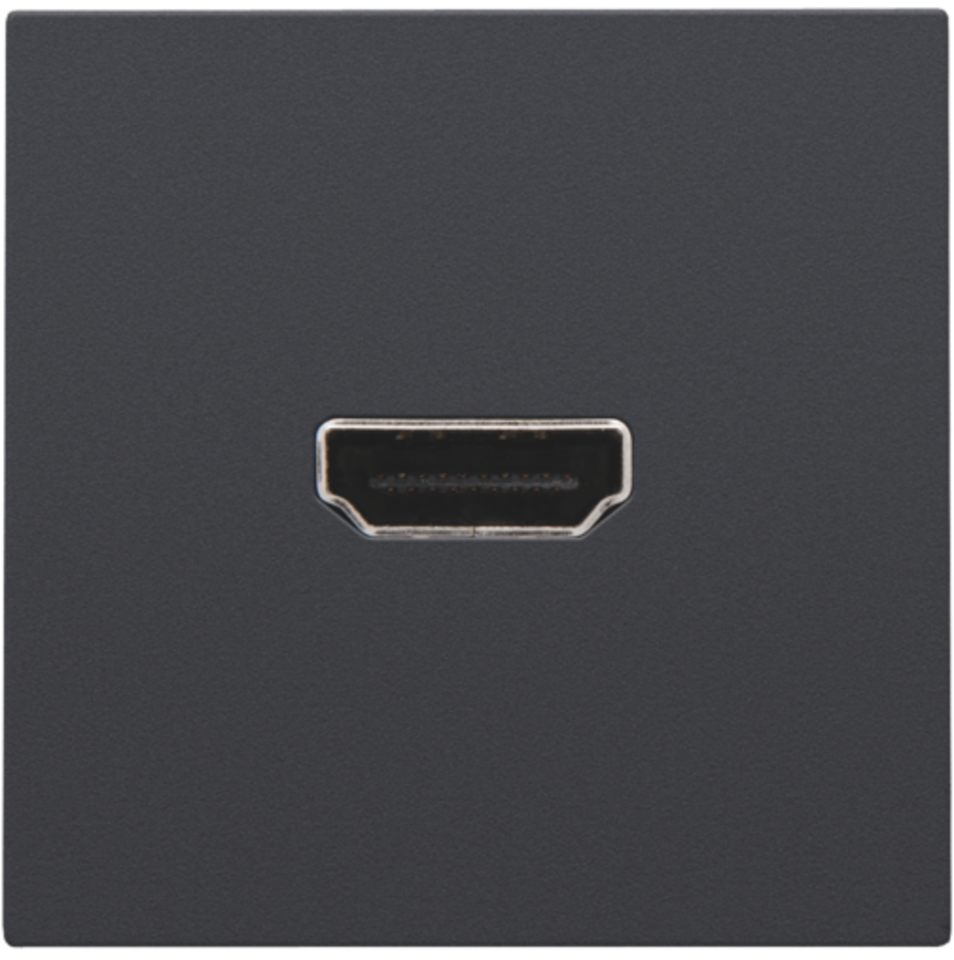Zestaw wykończeniowy ze złączem HDMI/śruba, kolor anthracite