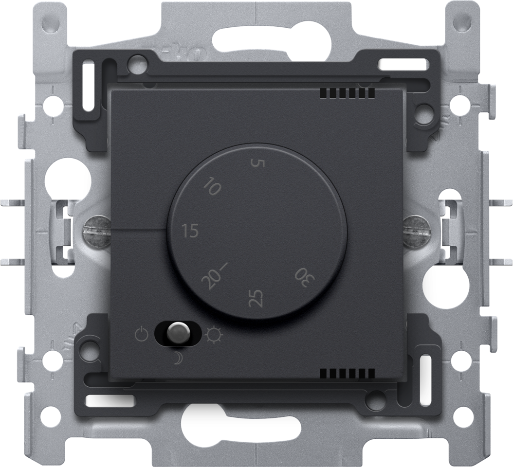 Elektroniczny termostat, kolor anthracite