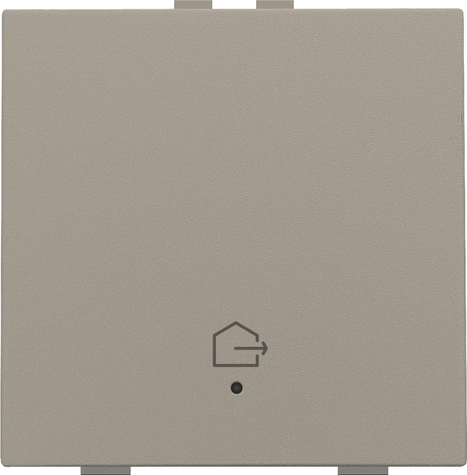 Przycisk 1-krotny z diodą LED, wyjście z domu, do Niko Home Control, k