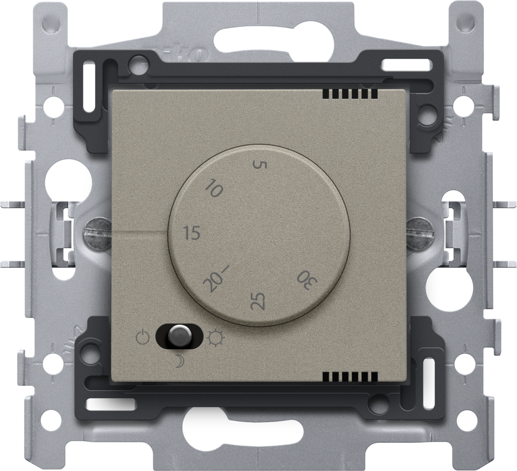 Elektroniczny termostat, kolor bronze
