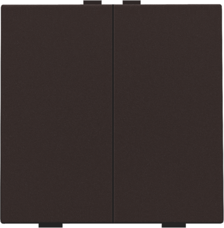 Przycisk 2-krotny do Niko Home Control kolor dark brown