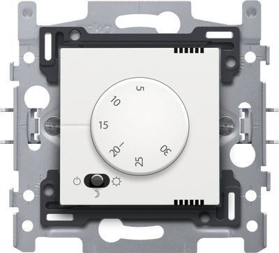 Elektroniczny termostat, kolor white coated