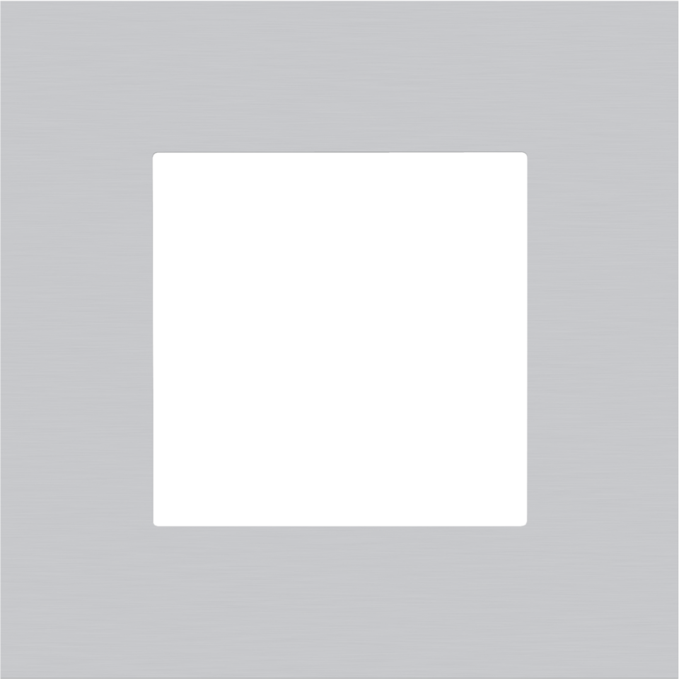 Pojedyncza ramka zewnętrzna Pure alu grey