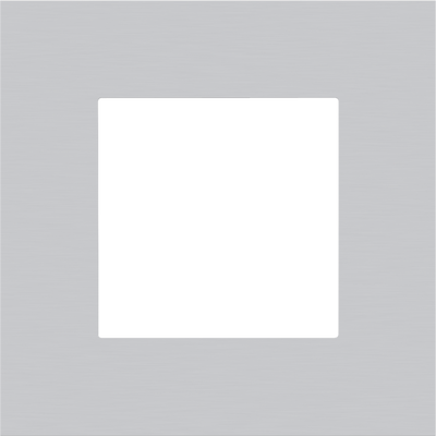 Pojedyncza ramka zewnętrzna Pure alu grey