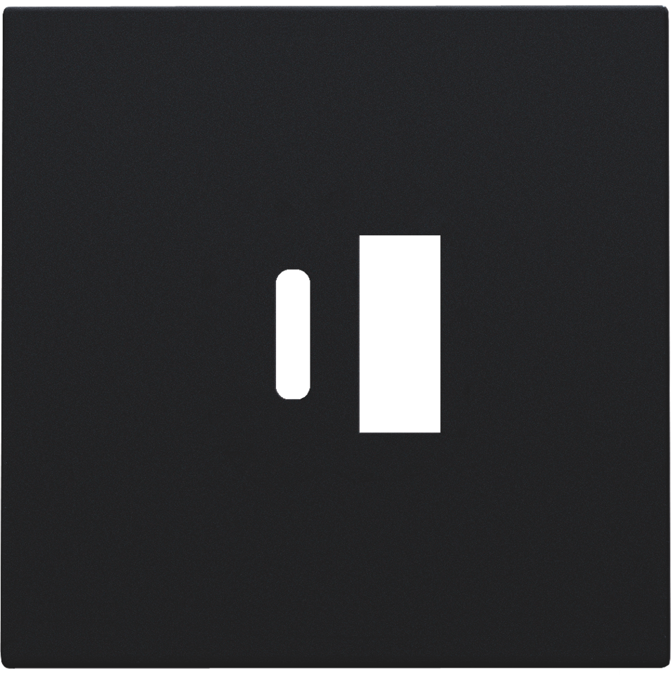 Zestaw wykończeniowy do ładowarki Dual smart USB-A i USB-C, kolor blac