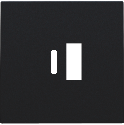 Zestaw wykończeniowy do ładowarki Dual smart USB-A i USB-C, kolor blac