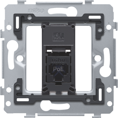 1 RJ45 connection UTP cat. 6, PoE++ ready, flat model, incl. base 71 x