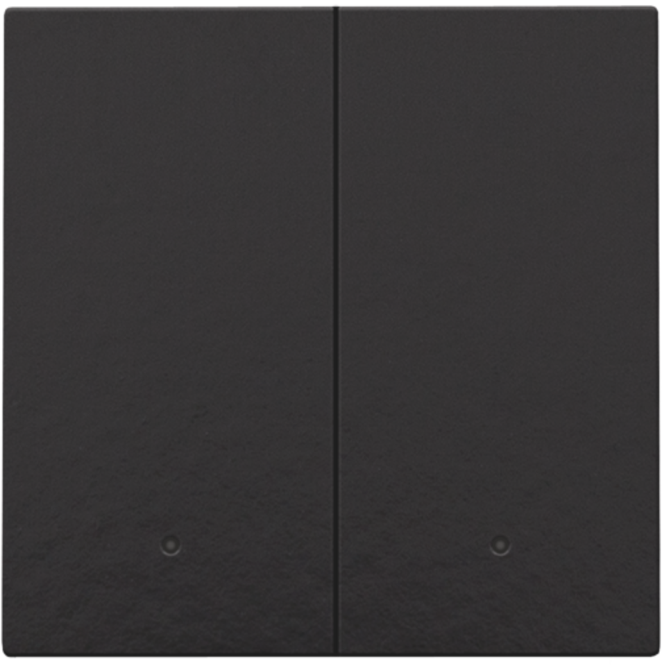 Przycisk 2-krotny z diodą LED do Niko Home Control kolor piano black c