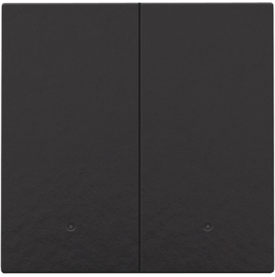 Przycisk 2-krotny z diodą LED do Niko Home Control kolor piano black c