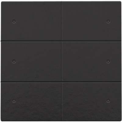 Przycisk 6-krotny z diodą LED do Niko Home Control, kolor piano black 