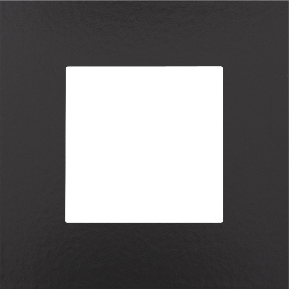 Pojedyncza ramka zewnętrzna Pure Bakelite® piano black