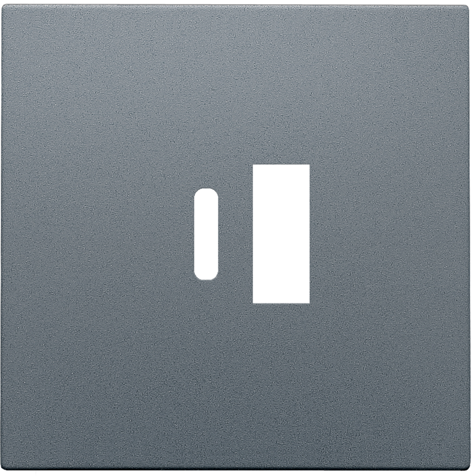 Zestaw wykończeniowy do ładowarki Dual smart USB-A i USB-C, kolor alu 
