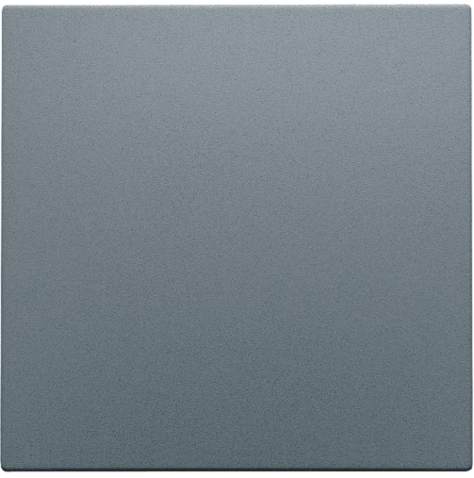 Odporna na zachlapanie płytka zaślepiająca, kolor alu steel grey coate