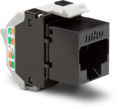 Unshielded RJ45 connector UTP Cat. 6, PoE++ ready, for bandwidths up t