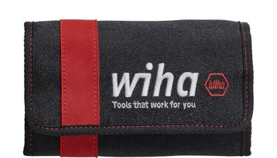 Wiha Zestaw kluczy nasadowych 1/4" slimVario® electric i rękojeść SoftFinish slimVario® 14-cz. wraz z torbą składaną (43467)