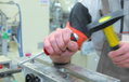 Wiha Wkrętak SoftFinish płaski z trzonem sześciokątnym na całej długości i masywnym kołpakiem stalowym 3.5 mm x 75 mm (03223)