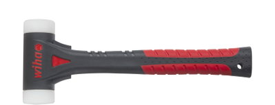 Wiha Młotek z miękkim obuchem FibreBuzz® bezodrzutowy, bardzo twardy z wymienną końcówką 40, 320 mm (44598)