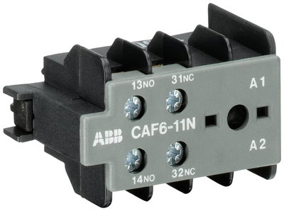 CAF6-11N CONT AUX. FRONT. 1+1 paraf.