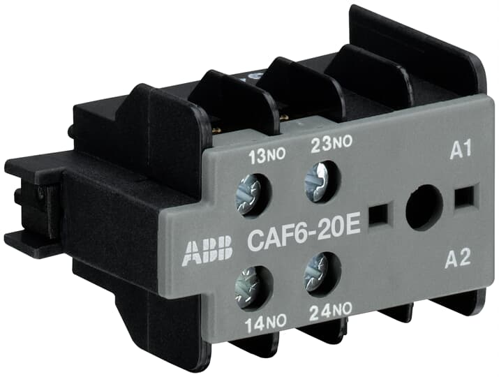 CAF6-20E CONT AUX. FRONT. 2+0 paraf.