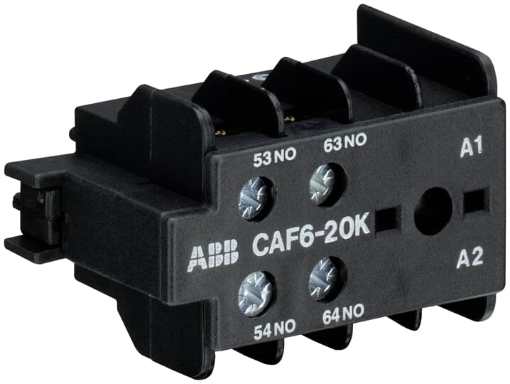 CAF6-20K CONT AUX. FRONT. 2+0 paraf.