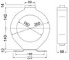 Transformador de proteção, encapsulados em resina, diâmetro interior de 180 mm
