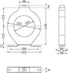Transformador de proteção, encapsulados em resina, diâmetro interior de 140 mm