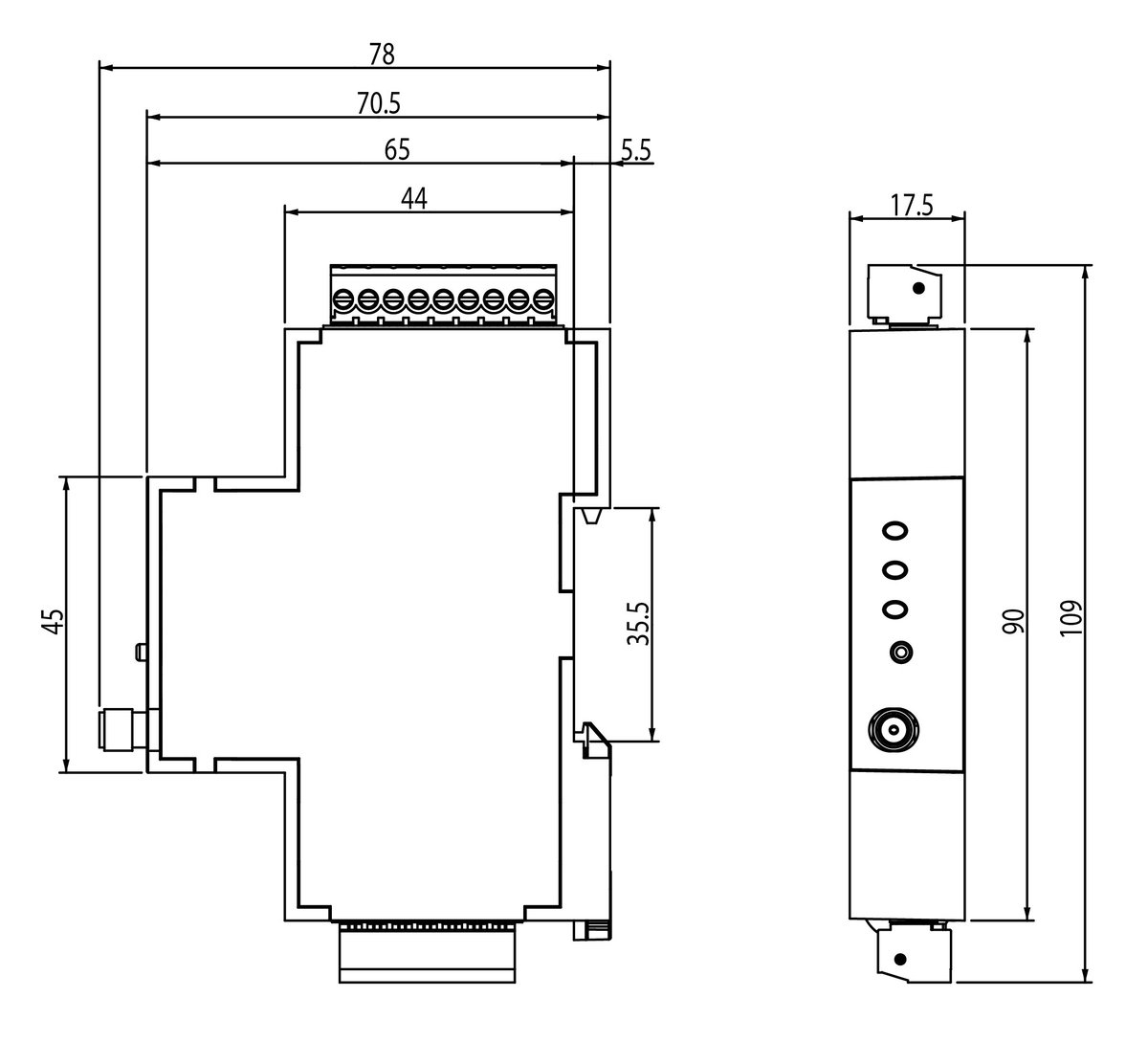 Conversor LoRa para RS-485 / Ethernet com alimentação em CA. – Imagem 5 de 5