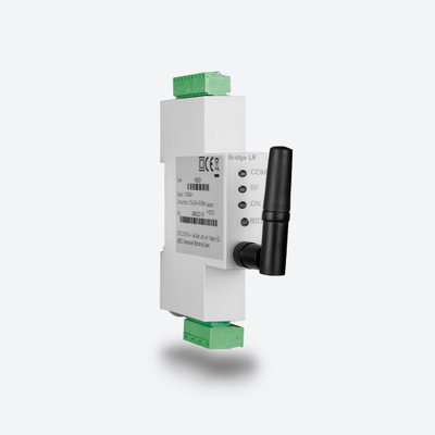 Conversor LoRa para RS-485 / Ethernet com alimentação em CC