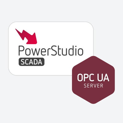 Power Studio compatível com programas com função cliente OPC / UA