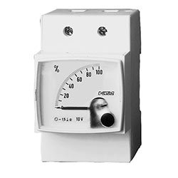 Indicador de processamento, 90º calha DIN