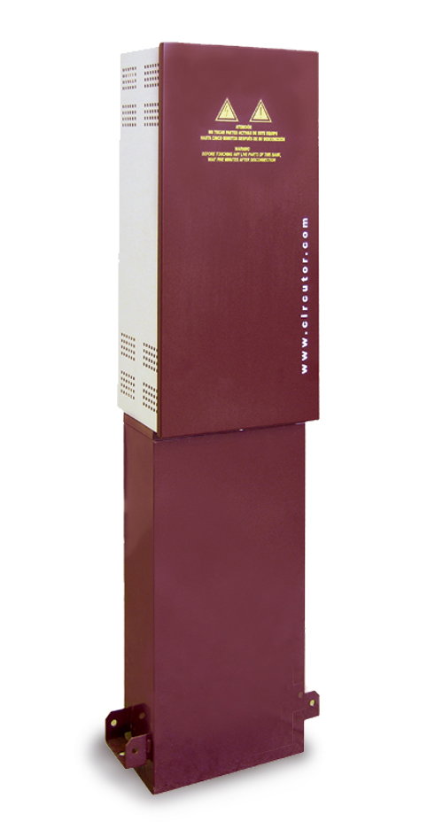 Condensador fixo com proteção por fusível e contator